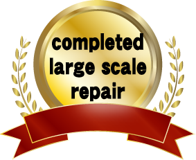 completed large scale repair